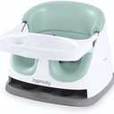 Ingenuity Baby Base 2-in-1 Booster Feeding and Floor Seat with Self-Storing Tray - Mist