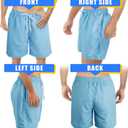 Scotamalone Mens Swim Trunks Board Shorts Swimwear Bathing Suits Quick Dry for Beach,Travel,Vacation,Swimming, Surfing,Casual (Blue, S)