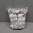 Fovths 12 Sets Christmas Snowman DIY Craft Kit Build Snowman Making Set Model Foam Kids Christmas Gift Winter Game for Christmas Holiday Party Home Supplies