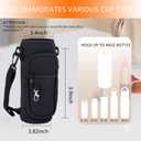 RRegeny Water Bottle Holder with Strap for Hydroflask 32oz 40oz, Carrier Sling Bag with Phone Pocket Water Bottle Sleeve for Men Women Hiking Camping Travelling