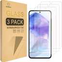 3 x Mr.Shield Screen Protector compatible with Samsung Galaxy A56 5G / Galaxy M56 5G [Tempered Glass] [3-Pack] [Japan Glass with 9H Hardness]