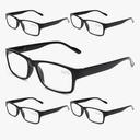 Gaoye Professional Reading Glasses for All Day - Computer Readers with Blue Light Protection - Value Pac