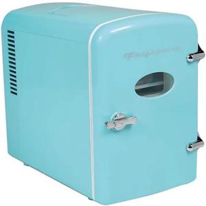 Frigidaire Retro 9-Can Portable Mini Fridge EFMIS197, Blue 