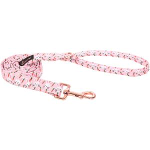 ARING PET Easter Dog Leash, Cute Rabbit Dog Leashes Matching Dog Collars, Cotton Handmade Walking Carrots Dog Leash for Small Medium Large Dogs and Cats