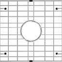 Stainless Steel Sink Grid and Protectors for Bottom of Kitchen Sink,24" x 12" Sink Protector