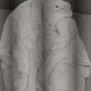 Alimens & Gentle Men's Dress Shirts French Cuff Long Sleeve Regular Fit Formal Tuxedo Cufflinks Shirt (20" Neck 35"-36" Sleeve, White)