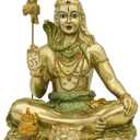 alikiki Hindu God Lord Shiva Statue - Indian Idol Shiva Figurine Murti Home Office Temple Mandir Diwali Pooja Items Yoga Meditation Room Altar Shrine Spiritual Prayer Kit Buddha Decor