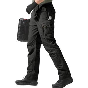 FREE SOLDIER Men's Tactical Pants Water Resistant Ripstop Cargo Work Lightweight EDC Hiking Pants with Multi Pockets (34W x 32L, Black)