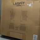 LASFIT Floor Mats for Ford F250 F350 F450 2017-2026 Crew Cab Front Bench Seat | Rear W/Fold-Flat Storage Carpet Floor Super Duty All Weather Protector TPE Car Floor Liner, 1st & 2nd Row, 2pcs Black