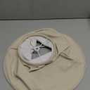 GO&SO Small Beige Lamp Shade for Table Lamps-Bell Bedside Lampshade-6"x13"x9.8" Spider Natural Linen Lampshades Replacement -Traditional Empire Shade Style with Elegant- Assembly Required