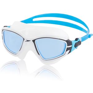 Speedo Unisex-Adult Swim Goggles Proview Mask (White/Jade)