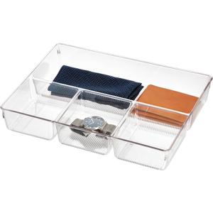 iDesign Vanity/Cosmetic Organizer, Set of 1, Clear