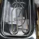 Hamilton Beach 35032 Professional Style Electric Deep Fryer, Frying Basket with Hooks, 1500 Watts, 3 Liters, Stainless Steel