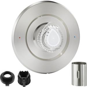 Shower Trim Kit, Compatible with Moen T2901 Gibson Posi-Temp Valve for 1222 Cartridge and Single Tub/Shower Handle, Shower Valve Trim Kit With Shower Knob and Stop Tube (Brushed Nickel