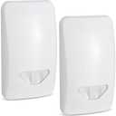 Qinyoung 2 Pcs Feminine Hygiene Disposal Bags Dispenser for Tampons and Sanitary Napkins, Compatible with 3.15 x 5.51 Inches Soft Bags, Feminine Care Products Dispenser