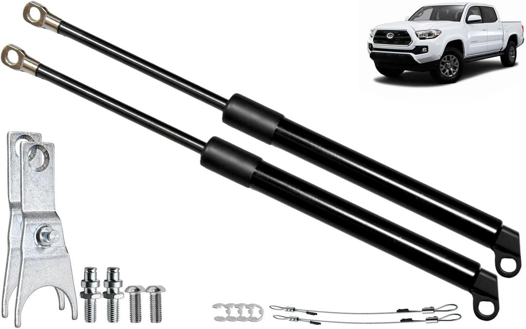 Pickup Tailgate Assists Compatible with Toyota Tacoma N300 2015-2023 (not for N400) OEM SG329900EZ Shock Lift Supports Rear Gas Dampers Springs Kit No-Drill Bolt-on