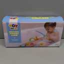 TOY Life Bath Toys for Kids Ages 1-3, Magnetic Fishing Game with Mold Free Wind Up Bath Toys for Toddlers 1-3 & Toy Fishing Pole & Fishing Net, Water Table Pool Fun Bathtub Toys for Baby Infant (Duck Whales Crabs)