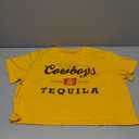 Cowboy Western Crop Shirt for Women Country Music Shirt Vintage Graphic Print Cowgril Rodeo Tee Country Party Tops (YellowTequila XL)