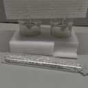 Glass Cups with Lids and Straws - 24oz glass tumbler with bamboo lids and straw Boba Cup (2pack)