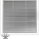 20" X 20" Aluminum Return Filter Grille - Easy Airflow - Linear Bar Grilles [Outer Dimensions: 22.5"w X 22.5"h]