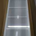 30"W x 10"H Return Air Grille [Duct Opening Size], Steel HVAC Return Air Vent Cover for Wall & Ceiling, White Powder-Coated Rust-Resistant AC Cold Air Return, Outer Dimensions 31.75"W x 11.75"H
