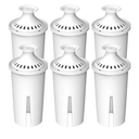 Water Filter Replacement for Brita® Pitchers & Dispensers, Classic OB03, Mavea® 107007, 35557 & More, NSF Certified Water Pitcher Filter, 1 Year Supply, Fits Brita & Mavea, 6 Count