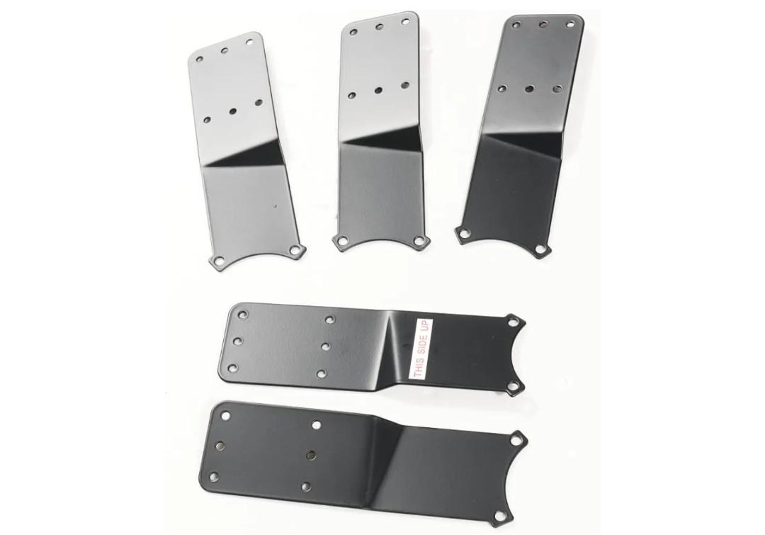 TCL Replacement Parts Ceiling Fan: 4 Pack Part G Connect Fan Blades to The Motor 52 Inch Ceiling Fan HFSB-60000AD (Black)