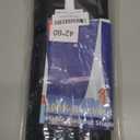 Sumobaby Blackout Curtains for Bedroom Portable 42"x60",No Drill Black Out Shades with Upgraded Hook&Loop Tapes,100% Blackout Window Cover,Thermal Insulated Blinds for Bedroom,Nursery(1 Panel,Black)