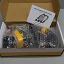 Ecarke Auto Shut-Off 3.2GPM Cordless Fuel Transfer Pump, Compatible with DeWalt 20V Milwaukee 18V Battery, Leak-Proof Electric Pump for Gasoline Diesel to Car Truck Boat (Without Battery) (Yellow)