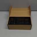 Cisily Black Sponge Holder for Kitchen Sink, Sink Caddy Organizer with High Brush Holder, Kitchen Countertop Organizers and Storage Essentials, Rustproof 304 Stainless Steel, Soap Dispenser Organize