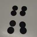 Non Slip Furniture Pads - 2" Anti Skid Caster Cups, 8PCS Round Black Silicone Furniture Coasters for Hardwood Floors, Anti Slide Furniture Cup Bed Couch Floor Protectors