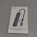 Acer USB to Ethernet Adapter, USBC Hub Ethernet 1Gbps with 3*USB 3.0, Aluminum Heat Dissipation, Driver Free, USB to Network Adapter for Windows 10, 8.1, Mac OS, Laptop, MacBook Pro, iPad, XPS, etc