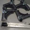 W B D WEIBIDA Appliance Dolly Cart with 4 Locking Twin Wheels Mini Fridge Stand Adjustable Furniture Mover Mobile Roller Base for Washing Machine, Dryer, Refrigerator, Laundry Pedestal (Gray)