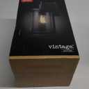 Xavier 1-Light Matte Black Hardwired Outdoor Indoor Wall Lantern Sconce with Seeded Glass Shade