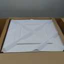 Art3d PVC 3D Wall Panel, Decorative Wall Tile in White 12-Pack 19.7"x19.7"