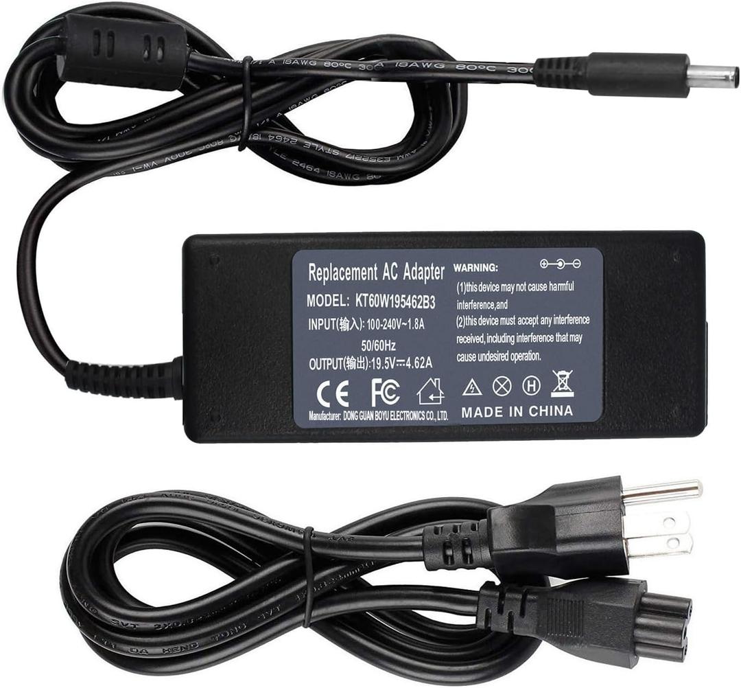 90W AC Adapter for Dell Optiplex Micro 9020 7050 7040 7080 7060 7070 5050 5070 5090 5080 5060 3080 3050 3040 3020 3070 3090 3046 MFF Business Desktop Computer PC Micro Power Supply Charger.