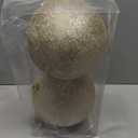 2Pack 8" Large Christmas Balls Christmas Tree Decoration Ornaments Glitter Christmas Hanging Balls for Christmas Tree Party Wedding Indoor Outdoor Holiday Decoration(Champagne Gold, 8inch-2pcs)