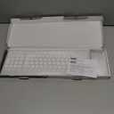Wireless Keyboard and Mouse Combo, Compact Quiet Wireless Keyboard and Mouse Set 2.4G Ultra-Thin Sleek Design for Windows, Computer, Desktop, PC, Notebook, Laptop-Silver White