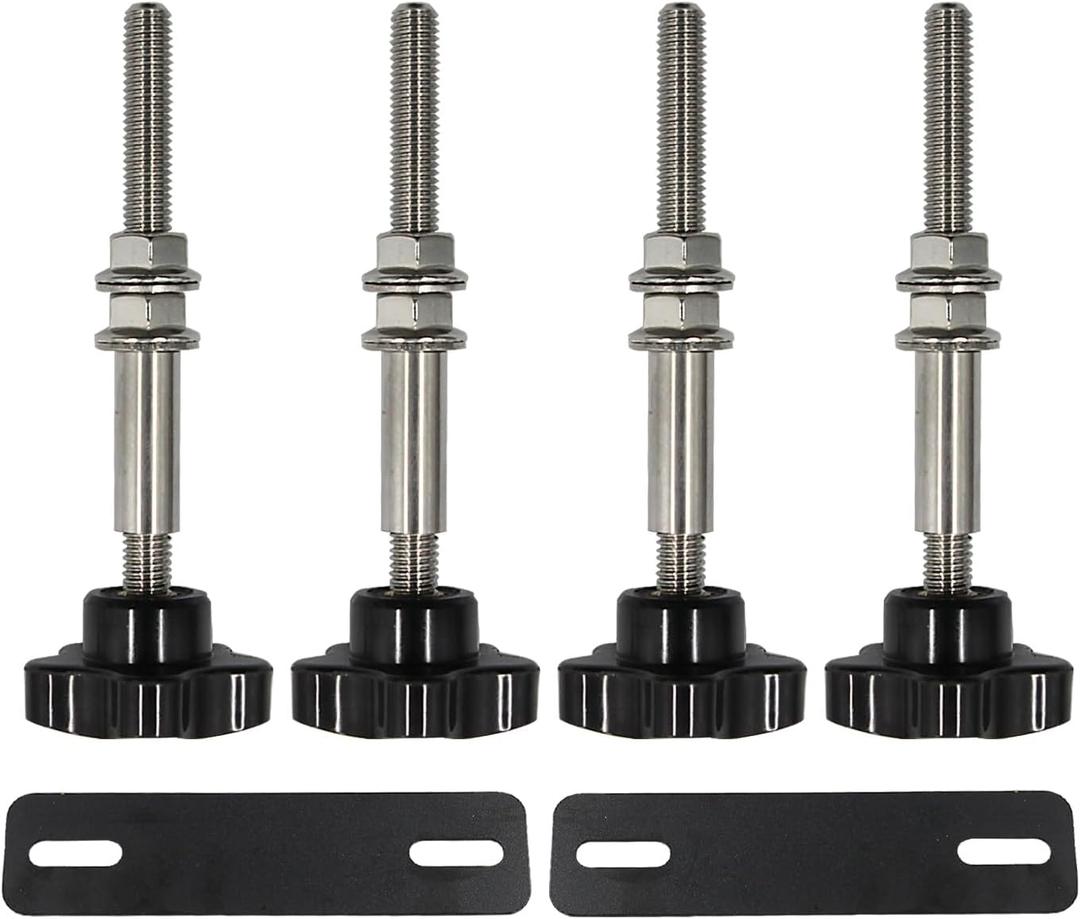 Traction Board Mounting Kit, Easy-to-Install Recovery Board Mount, Universal Fit 4.72"–6.69" Hole Spacing, Mount Pins for Roof Rack, Truck Bed, X-Bull & More