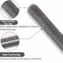 Window Weather Stripping Door Seal, 33 Ft Self-Adhesive Winter Insulation Strip for Exterior Front Door Frame Window Soundproofing Noise Cancelling Window Inserts, 0.35"Wide x 0.2"Thick, Gray