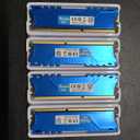 DDR3 RAM 32GB Kit (4x8GB) 1866MHz CL13 UDIMM, Wlizedle Desktop Memory Module PC3-14900 240-Pin 1.5V 2Rx8 Dual Rank Non-ECC Unbuffered PC Computer RAM Stick Upgrade - Blue (8GBx4)