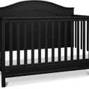 Davinci Charlie 4-in-1 Convertible Crib in Ebony, Greenguard Gold Certified