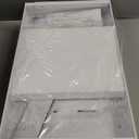 LUHENPING Expandable Pull-Out Cabinet Organizer - White, 21" D x Adjustable Width 12.6-20.47", No Drill Adhesive Installation with 3-Slide Rails for Kitchen Storage (2 Pack)