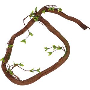 Artificial Tree Twig Vine Faux Decorative Cane Branch with Leaves for Home Wedding and Garden Versatile and Easy to Cut to Desired Shape for Indoor Outdoor Use
