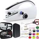 Handheld Sewing Machine for Beginners, Adults, Portable Small Mini Sewing Machine for Hemming, 2 Speed, Easy to Use, Heavy Duty Hemming Machine, Sewing Kit with Sewing Box for DIY Home Quick Repairs