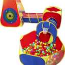 BalanceFrom 5-Piece Ball Pit Tents and Tunnels, Toddler Jungle Gym Play Tent with Play Crawl Tunnel, Pit Balls NOT Included, Multiple
