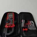 KAIWEETS Digital Clamp Meter Multimeter with D-Shaped Jaw for AC/ DC Current & Voltage, Auto-ranging 4000 Counts Voltage Tester with Flashlight Backlight, Measuring Temperature Continuity Diode NCV