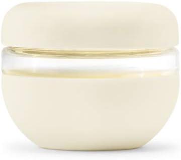 W&P Porter Seal Tight Lunch Bowl Container w/ Lid | Cream 16 Ounces | Leak & Spill Proof, Soup & Stew Food Storage, Meal Prep, Airtight, Microwave and Dishwasher Safe, BPA-Free Glass