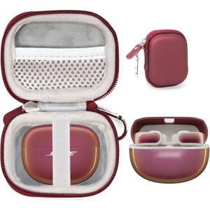 CaseSack Case for Bose Ultra Open Bluetooth Earbuds (Wine)