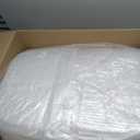 Amazon Basics Bubble Wrap for Moving, Packing, Shipping and Storage, Perforated Protective Cushioning for Fragile Items, 12-inch x 175-ft Long Roll, Small 3/16", Clear